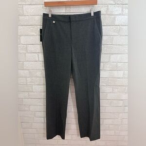 New Lauren Ralph Lauren Women’s Gray pull on Dress Pants size 6 #1860